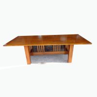 98″ Handmade Mission Style Solid Wood Dining Table