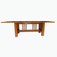 98″ Handmade Mission Style Solid Wood Dining Table