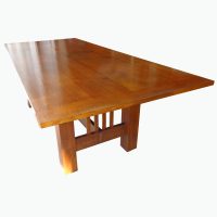 98″ Handmade Mission Style Solid Wood Dining Table