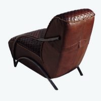 Davita Quited Leather Club Chair