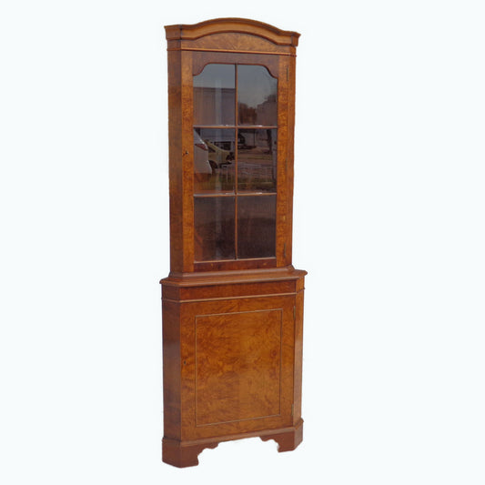 71″ British Walnut Corner Cabinet / Cupboard (MS10171)