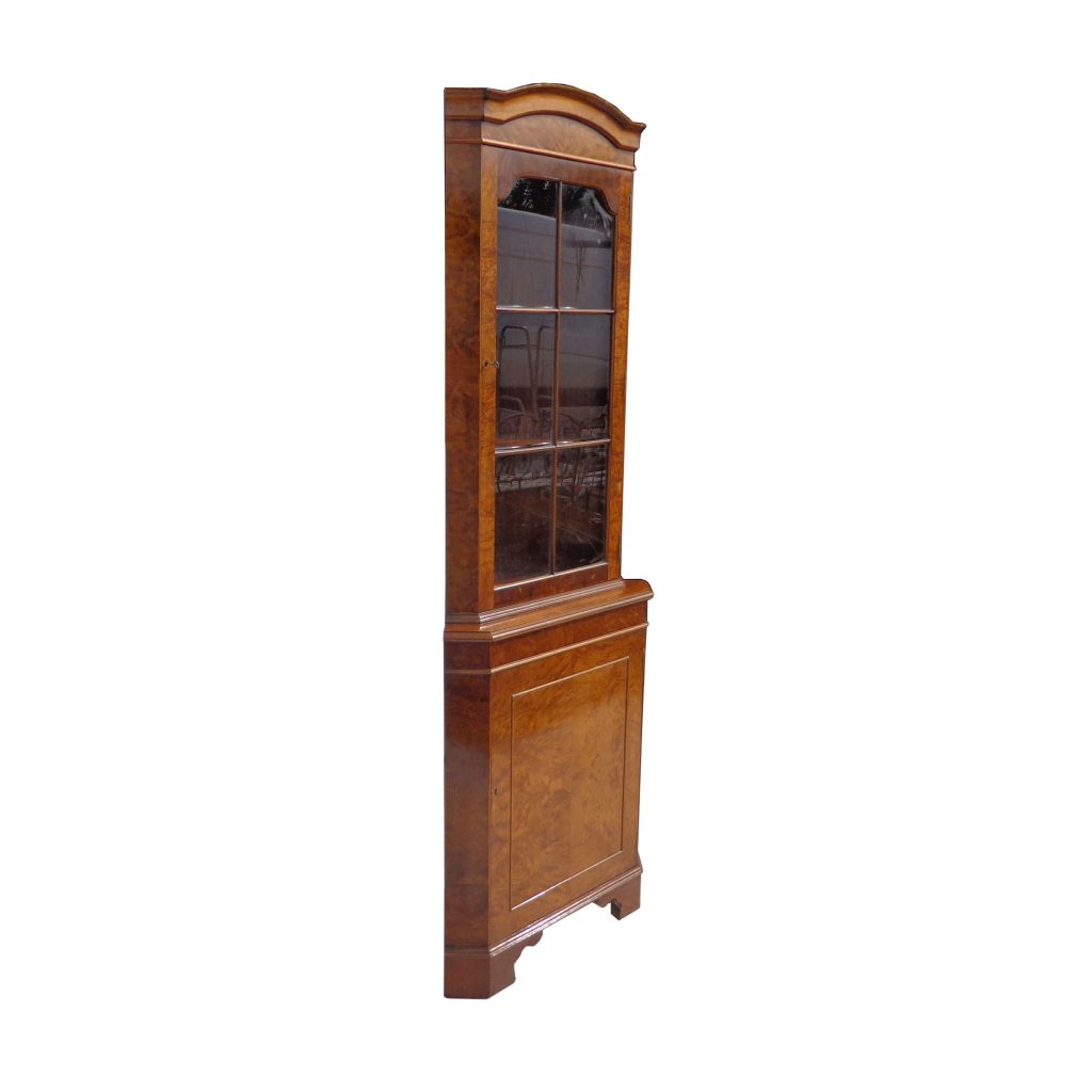 71″ British Walnut Corner Cabinet / Cupboard (MS10171)