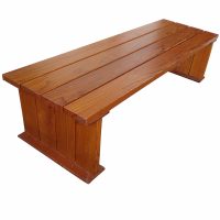 70″ Solid Wood Bench