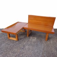 Pair of Wood Bench