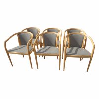Set Of 6 Keilhauer Arm Chairs