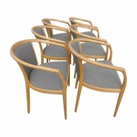 Set Of 6 Keilhauer Arm Chairs