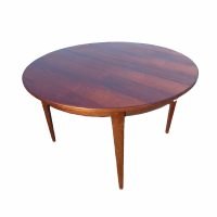 47.25″ Hans Olsen Danish Rosewood Dining Table