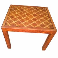 Italian 27″ Parquet Top Table