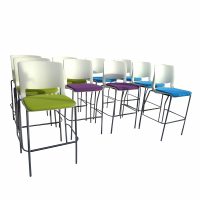 Teknion Stools in 3 colors