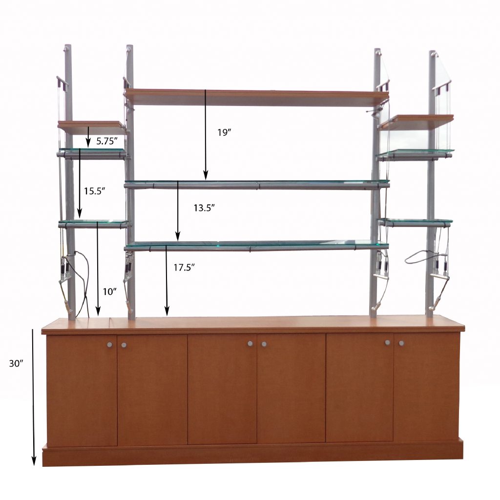 90″ Cerdenza with Display Top (MS10424)