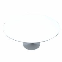 Knoll Saarinen Table with custom Ice White Ceramic Top