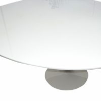 Knoll Saarinen Table with custom Ice White Ceramic Top