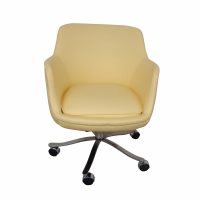 Vintage Zographos Alpha Bucket Chair Restored with New Leather