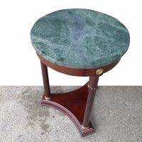 18″ Round Marble Top Side Table