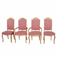 Set of 4 Upholstered Dining Chairs