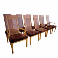 Set of 10 Lane Dining chairs