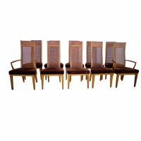 Set of 10 Lane Dining chairs