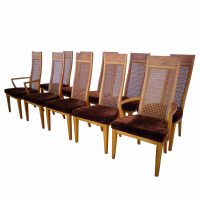 Set of 10 Lane Dining chairs