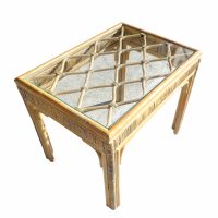 Bamboo Like End Table