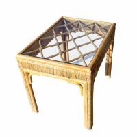 Bamboo Like End Table