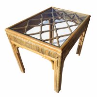 Bamboo Like End Table