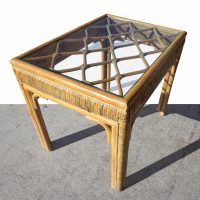 Bamboo Like End Table