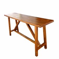 Rustic Wood Console Table