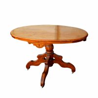 Eastlake Oval Oak Table