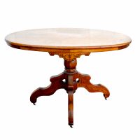 Eastlake Oval Oak Table