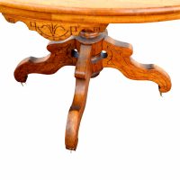 Eastlake Oval Oak Table