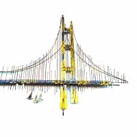 Curtis Jere Brutallist Golden Gate Wall Sculpture