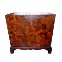 26″ Burl Patchwork Campaign Chest