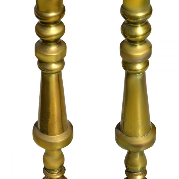 Pair of 23″ Brass Candle Holders (MS10580)