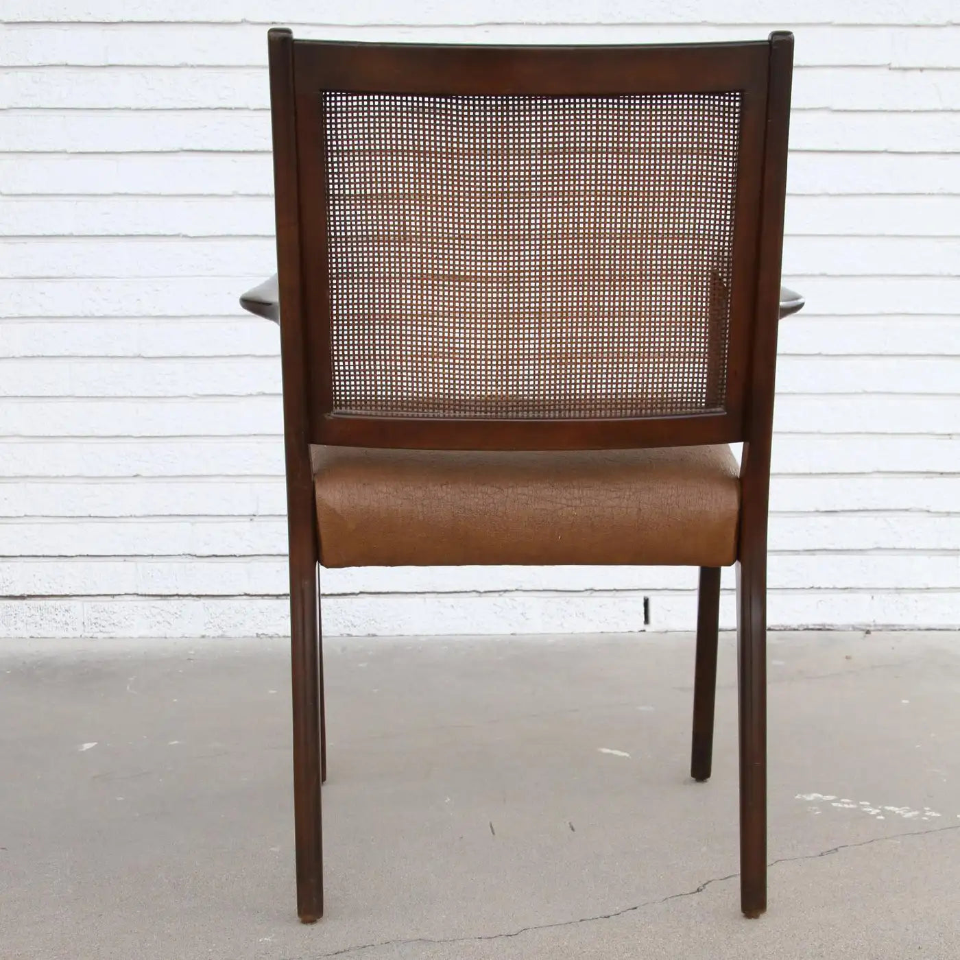 Set of 6 Swedish Dining Chairs Attributed to Karl Erik Ekselius in Teak and Cane