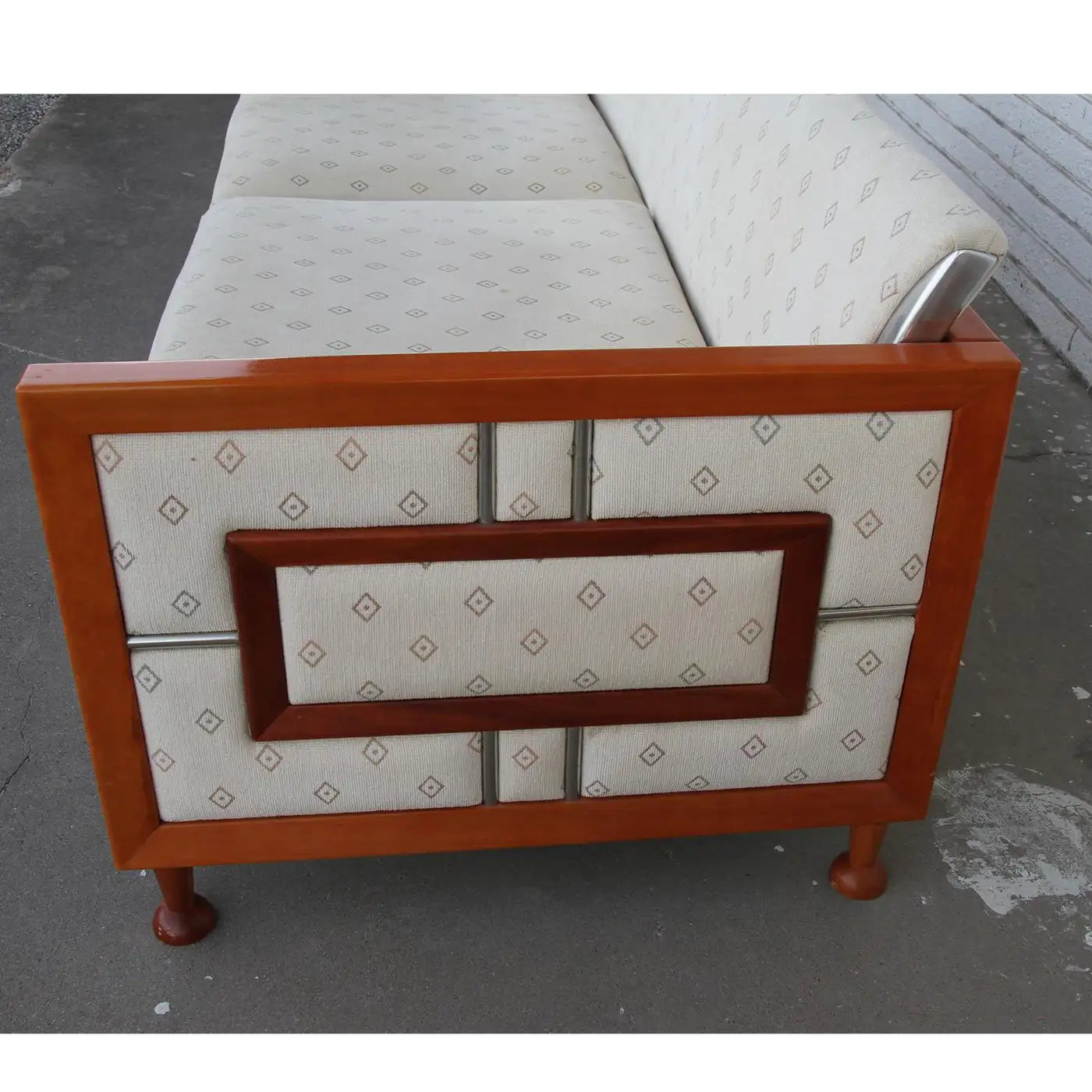 Mid-Century Teak Sofa from Spain