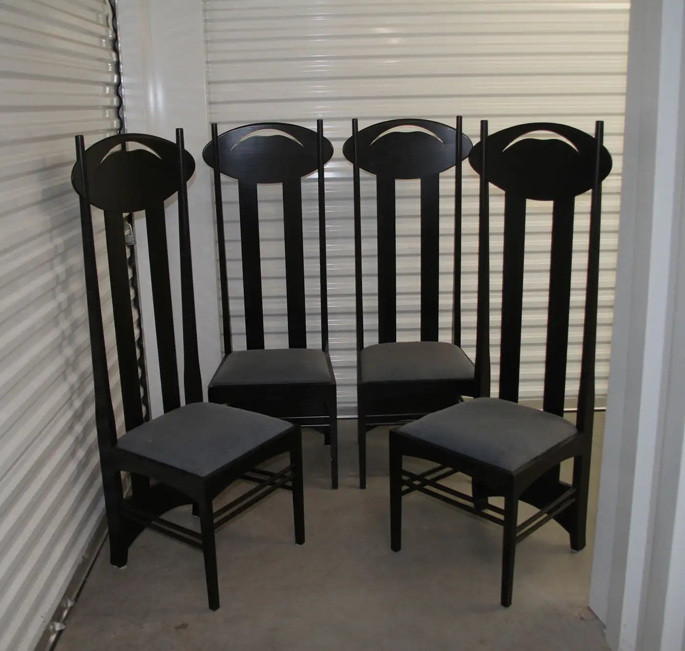 Set of 8 Argyle Chairs by Charles R Mackintosh for Atelier International