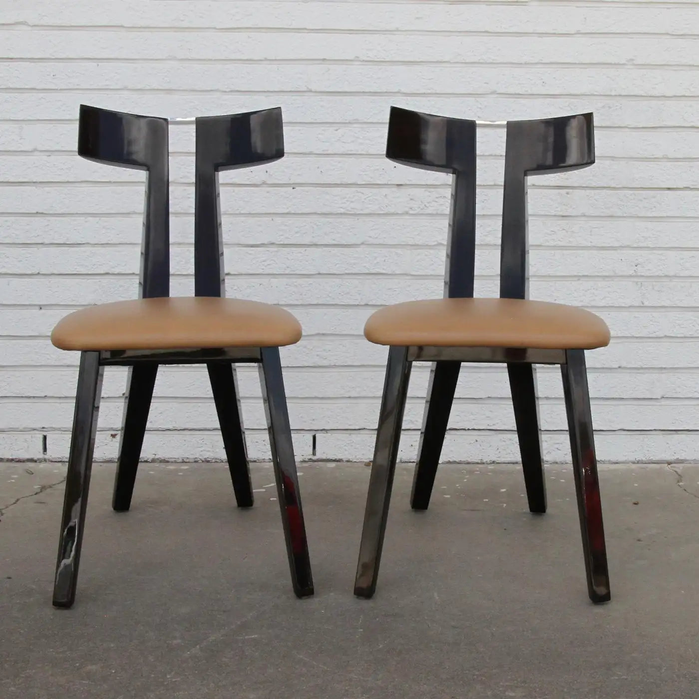 Pair of Amlash Side Chairs by Mirak