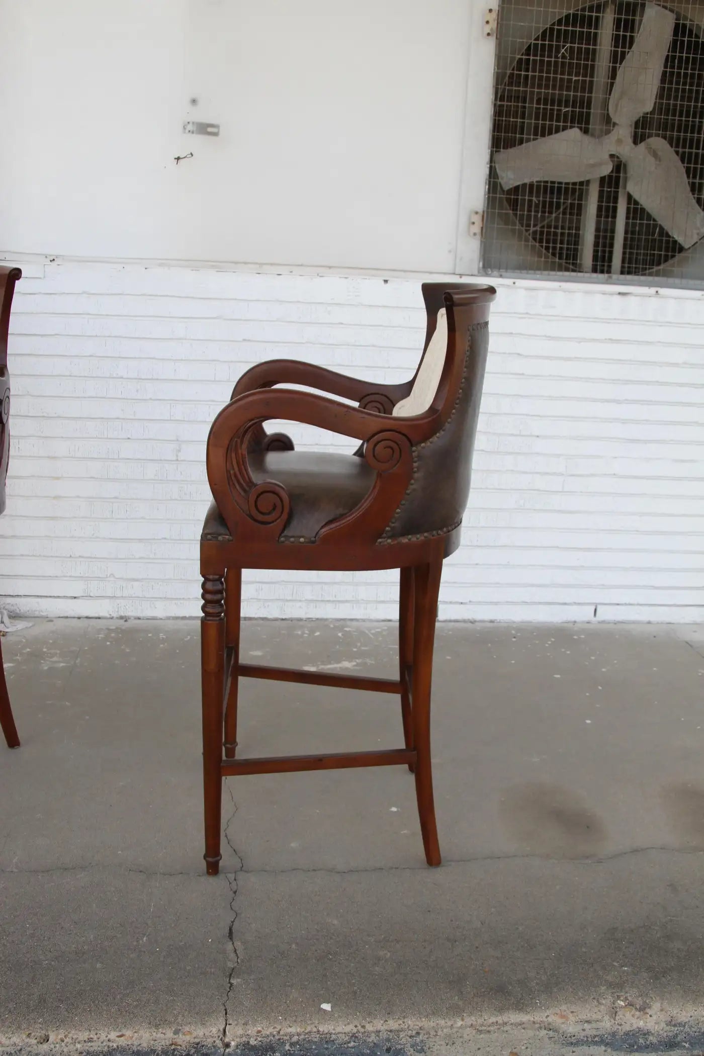 Pair Regency Style Bar Stools