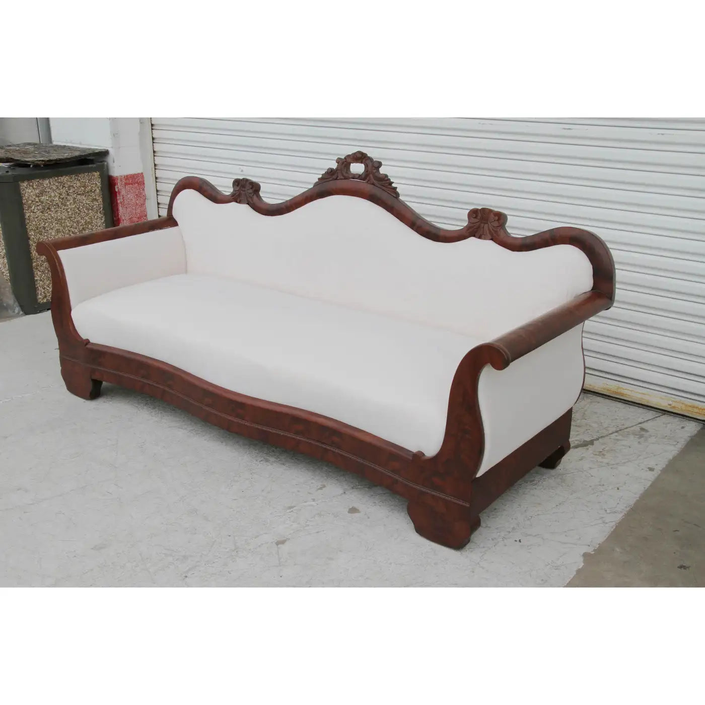 Regency Style Carved Antique Sofa