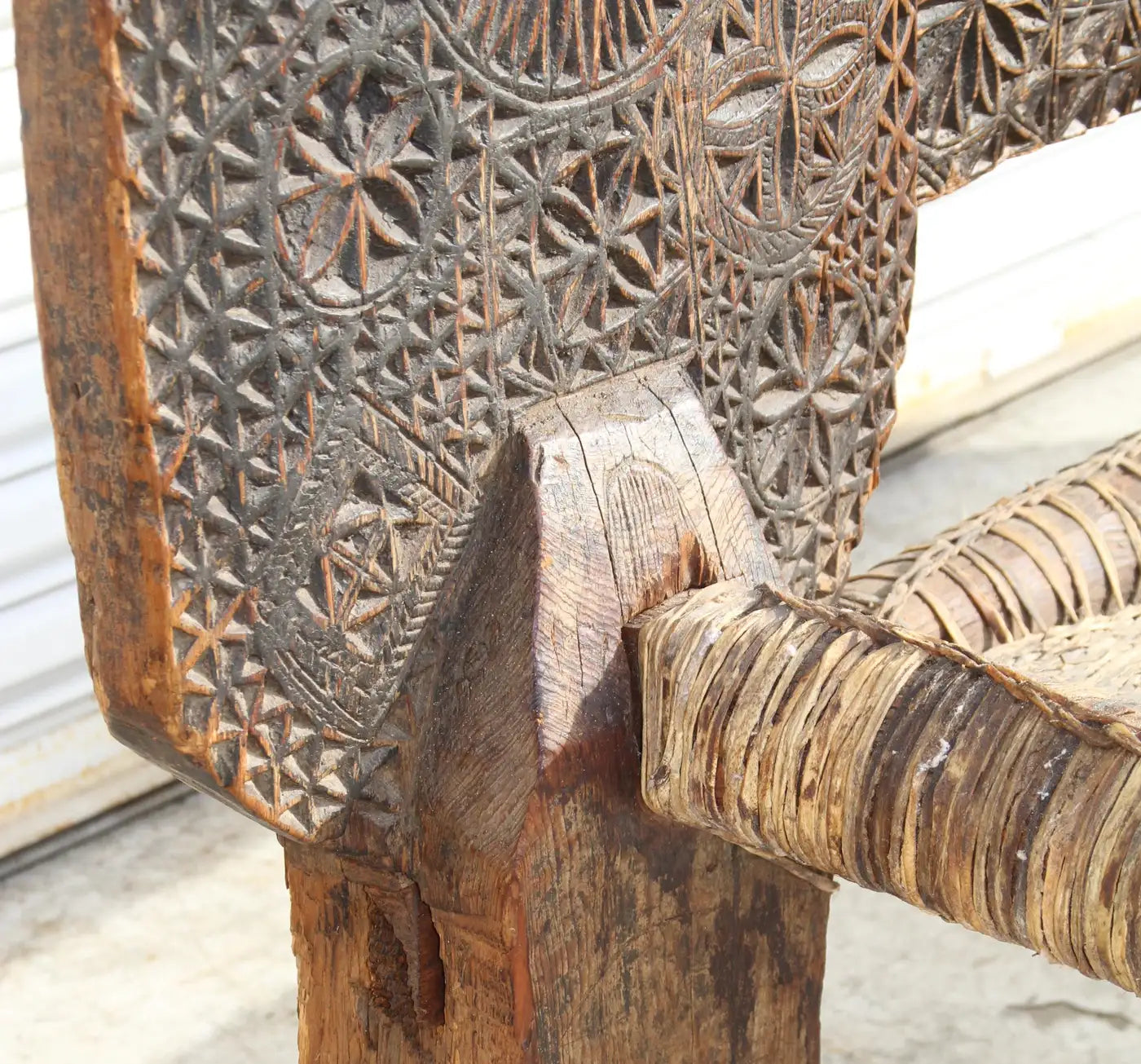 Antique 19th Century Swat Valley Charpoi Bench