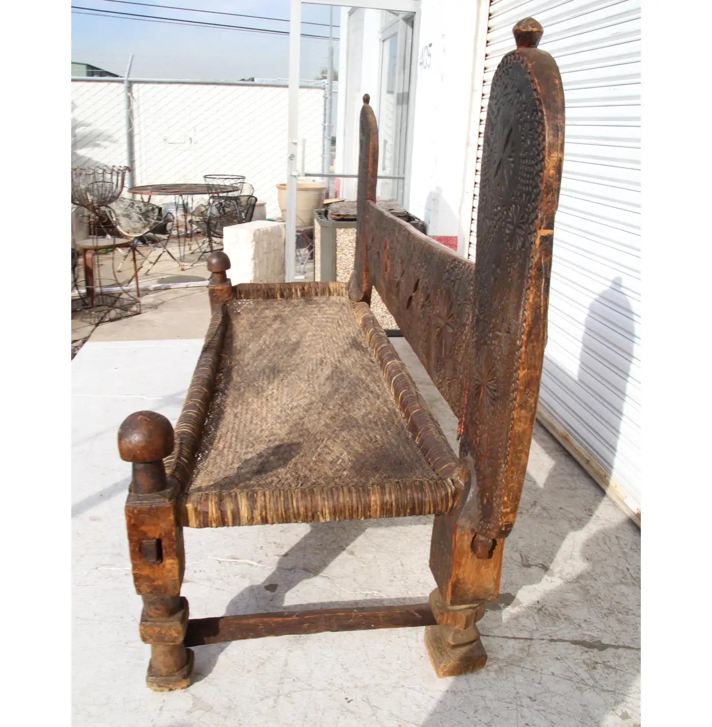 Antique 19th Century Swat Valley Charpoi Bench