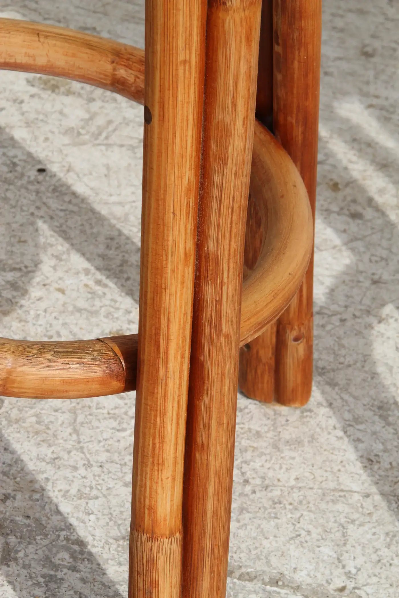 Midcentury Paul Frankl Style Stools with Swivel