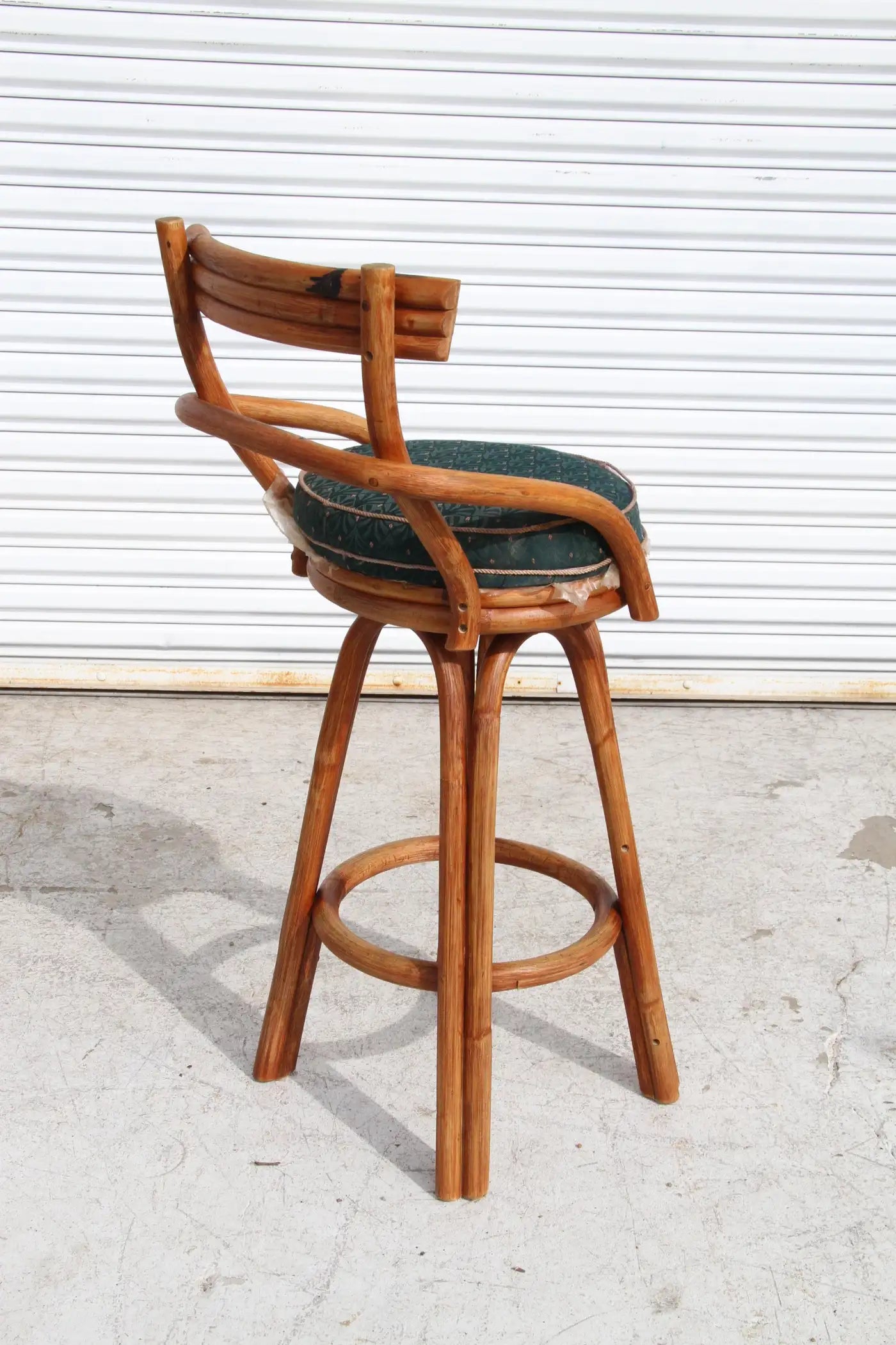 Midcentury Paul Frankl Style Stools with Swivel