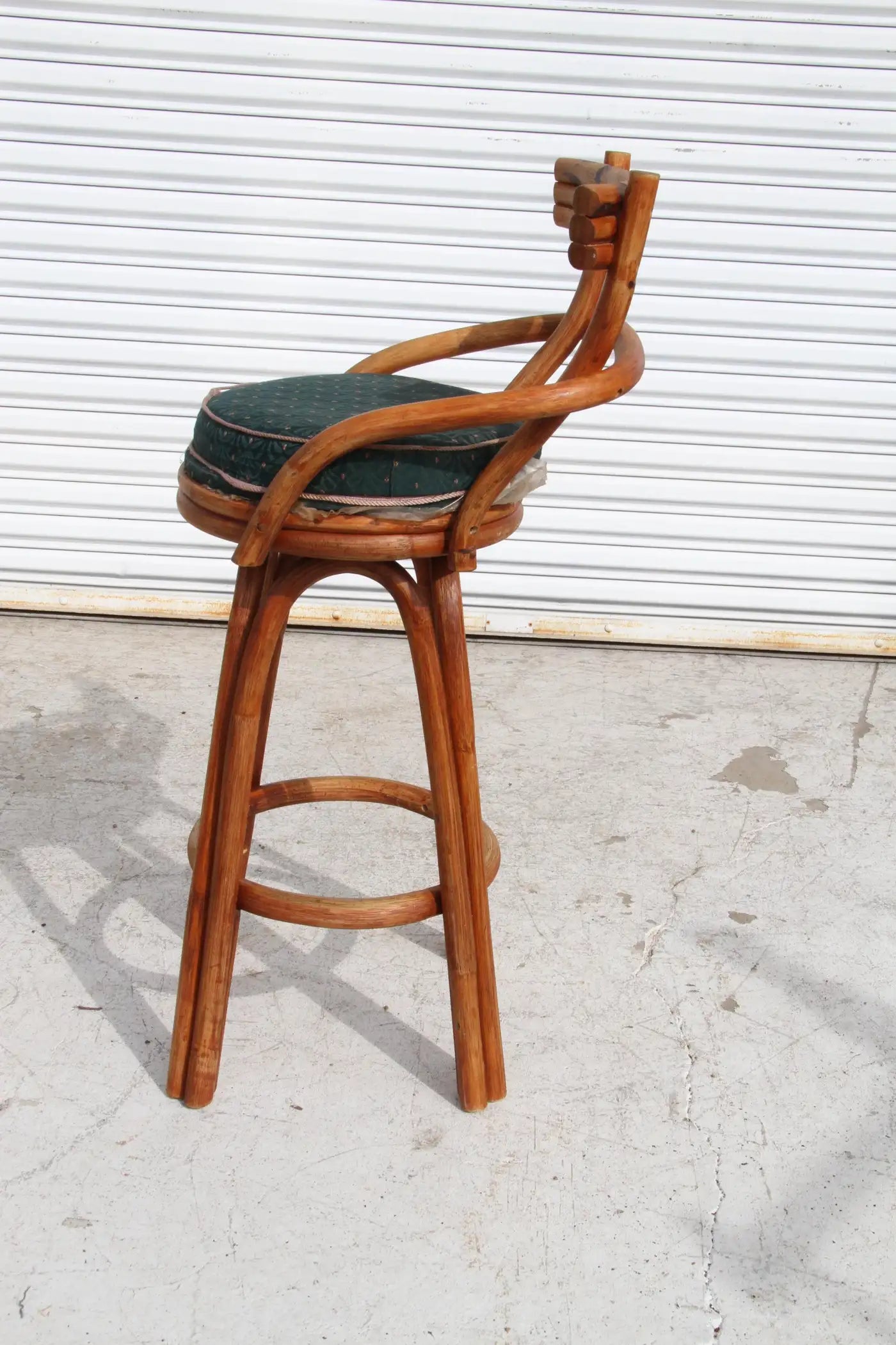 Midcentury Paul Frankl Style Stools with Swivel