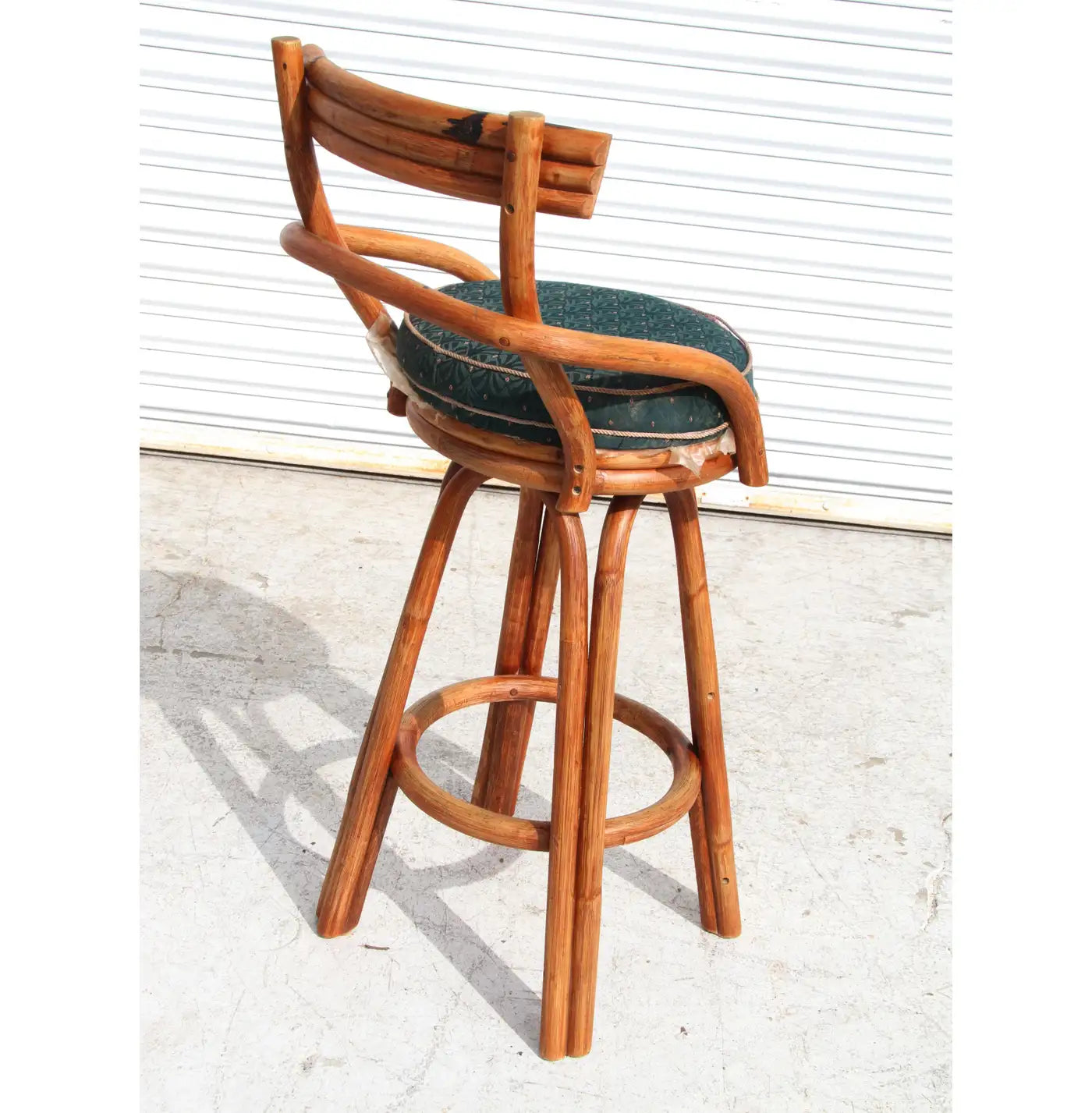 Midcentury Paul Frankl Style Stools with Swivel