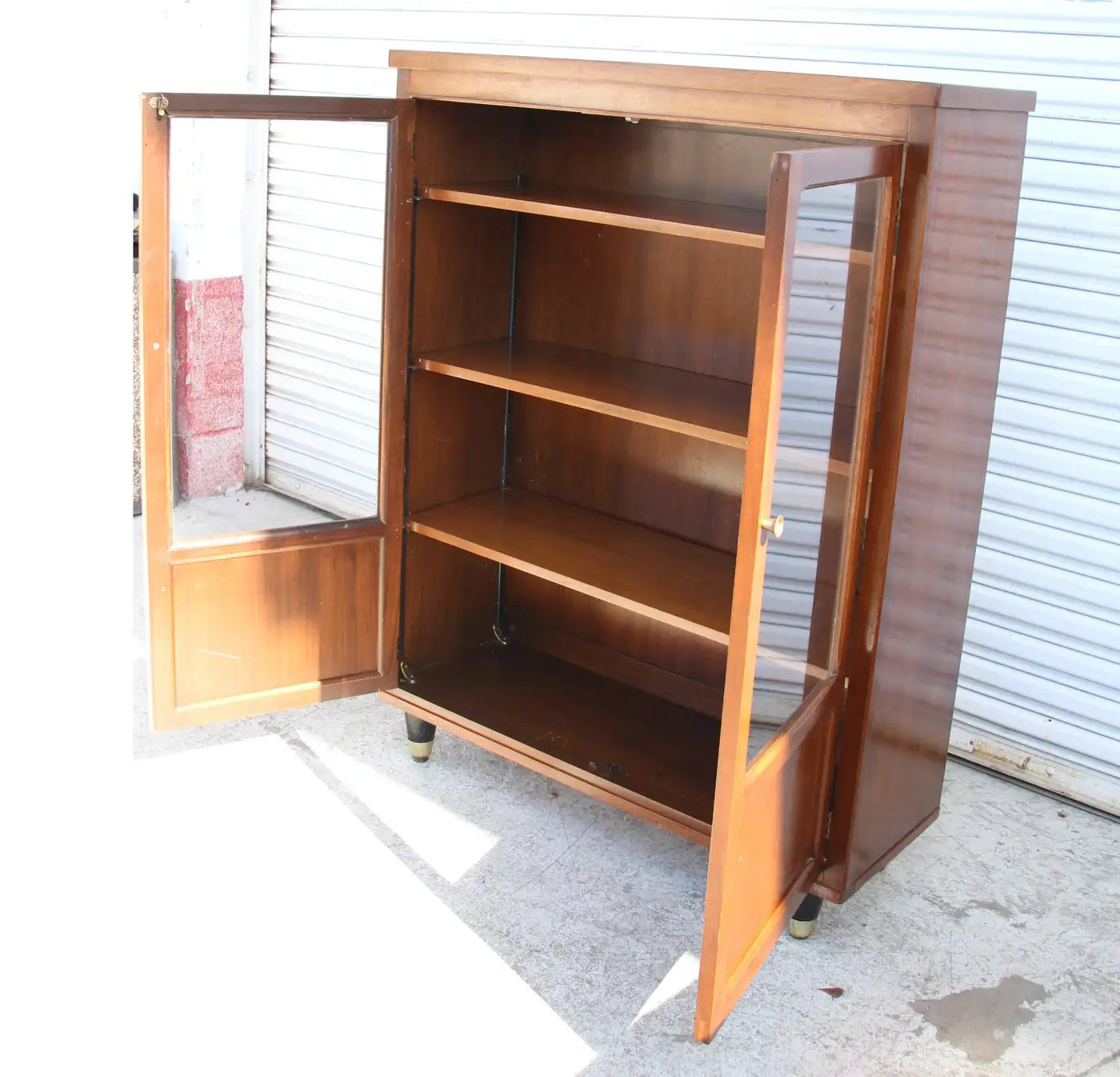 Midcentury Walnut Bookcase