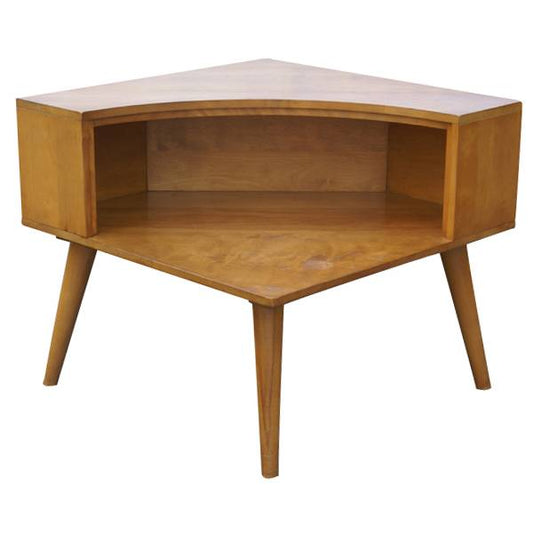 Conant Ball Russel Wright Birch Corner Table