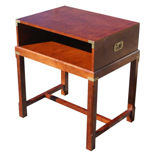 Restored Asian Hollywood Regency Bombay Side End Table