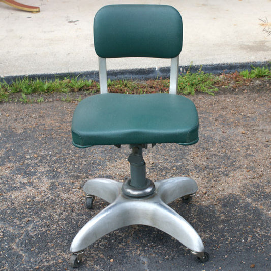 Vintage General Fireproofing Adjustable Aluminum Chair