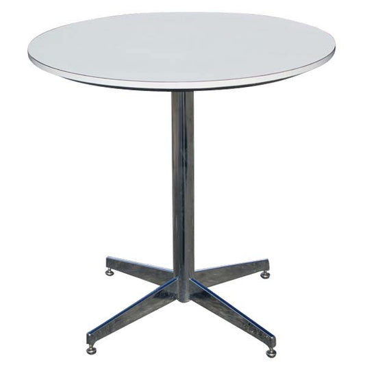 30″ Vintage Steelcase Chrome Work Dinette Table